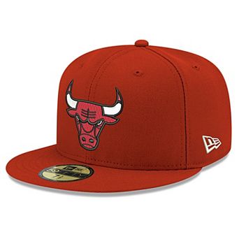Men's New Era Red Chicago Bulls Team 59FIFTY Fitted Hat