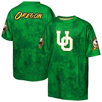 Youth Outerstuff Green Oregon Ducks Off-Side Sublimated T-Shirt