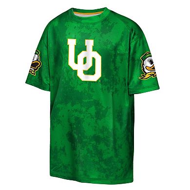 Youth Outerstuff Green Oregon Ducks Off-Side Sublimated T-Shirt