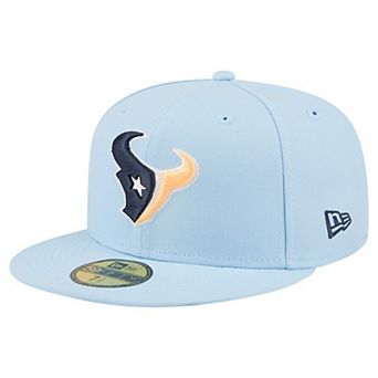 Men's New Era Coastal Blue Houston Texans 59FIFTY Fitted Hat