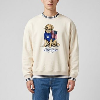 Unisex Uscape Apparel Cream Kentucky Wildcats Americana Good Boy Ribbed Premium Sweatshirt