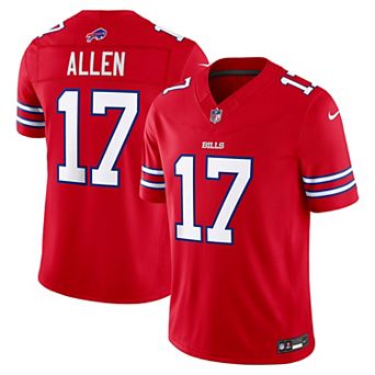 Men's Nike Josh Allen Red Buffalo Bills Alternate Vapor F.U.S.E. Stitched Limited Jersey