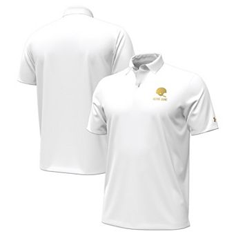 Men's Under Armour White Notre Dame Fighting Irish 2026 Shamrock Series Performance Playoff Polo