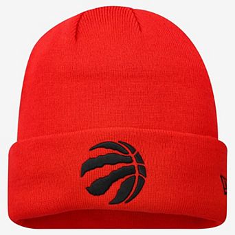 Men's New Era Red Toronto Raptors OTC Cuffed Knit Hat
