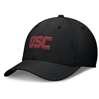 Men's Nike Black USC Trojans Rise Swoosh Dri-FIT Flex Hat