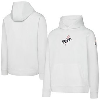 Men's Greatness Wins White Los Angeles Dodgers Core Tech Hoodie
