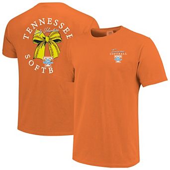 Women's Image One Tennessee Orange Tennessee Volunteers Comfort Colors Softball Bow T-Shirt