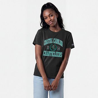 Women's Champion Black Coastal Carolina Chanticleers Lifestyle T-Shirt