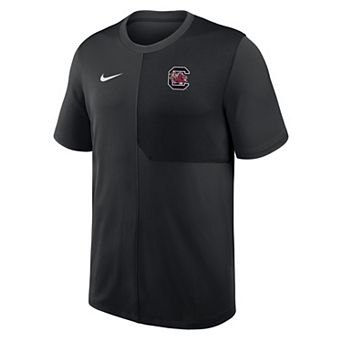 Men's Nike Black South Carolina Gamecocks Sideline UV Dri-FIT Coaches Shirt