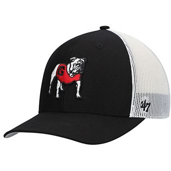 Men's '47 Black Georgia Bulldogs Trucker Snapback Hat