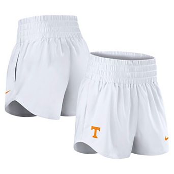 Women's Nike White Tennessee Volunteers Performance One Dri-FIT High-Rise Shorts