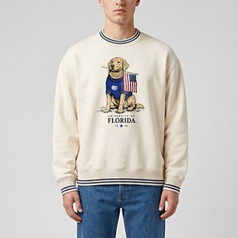 Unisex Uscape Apparel Cream Florida Gators Americana Good Boy Ribbed Premium Sweatshirt