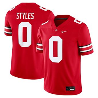 Men's Nike Sonny Styles Scarlet Ohio State Buckeyes Game Jersey