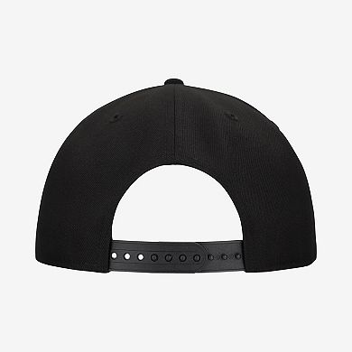 Men's New Era Black Philadelphia 76ers Team 9FIFTY Snapback Hat