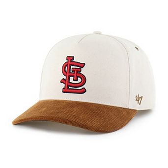 Men's Carhartt x '47 Natural/Brown St. Louis Cardinals Undyed Relaxed Hitch Adjustable Hat