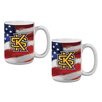 Kennesaw State Owls Two-Pack 15oz. Americana Mug Set