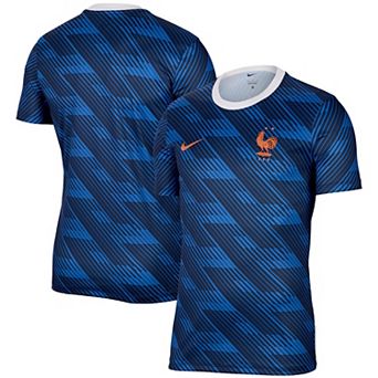 Men's Nike Blue France National Team Home Sublimated Dri-FIT Top