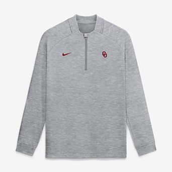 Men's Nike Gray Oklahoma Sooners Golf Par 5 Therma-FIT Half-Zip Pullover