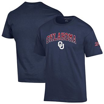 Men's Champion Navy Oklahoma Sooners Americana 250th Arch T-Shirt