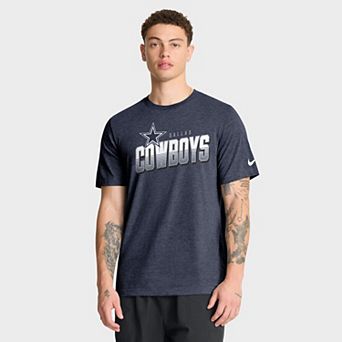 Men's Nike Gray Dallas Cowboys Believe The Game Tri-Blend T-Shirt