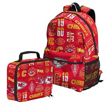 Outerstuff Kansas City Chiefs Backpack and Lunchbox Set