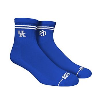 Unisex Rock Em Socks Kentucky Wildcats Casual Stripe Quarter-Length Socks