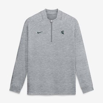 Men's Nike Gray Michigan State Spartans Golf Par 5 Therma-FIT Half-Zip Pullover