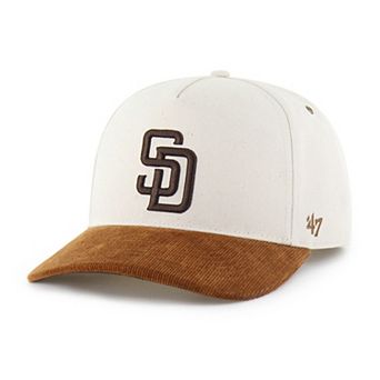 Men's Carhartt x '47 Natural/Brown San Diego Padres Undyed Relaxed Hitch Adjustable Hat