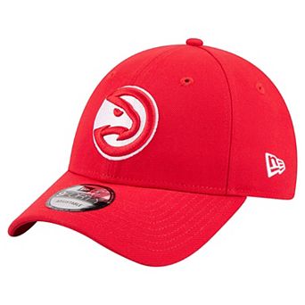 Men's New Era Red Atlanta Hawks Team 9FORTY Adjustable Hat