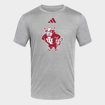 Men's adidas Gray Indiana Hoosiers Vault Blend T-Shirt
