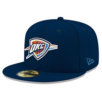 Men's New Era Blue Oklahoma City Thunder Team 59FIFTY Fitted Hat