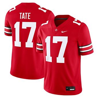 Men's Nike Carnell Tate Scarlet Ohio State Buckeyes Game Jersey