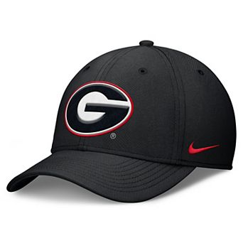 Men's Nike Black Georgia Bulldogs Rise Swoosh Dri-FIT Flex Hat