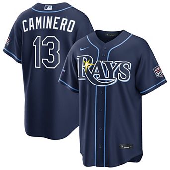 2026 All-Star Game Men's Tampa Bay Rays Junior Caminero Nike Navy Replica Jersey