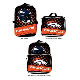 MOJO Denver Broncos Backpack & Lunch Box 2 pc Set