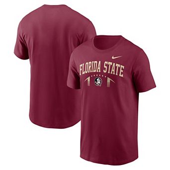 Men's Nike Garnet Florida State Seminoles Primetime Football Icon T-Shirt