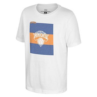 Youth Stadium Essentials White New York Knicks Faded Pop T-Shirt
