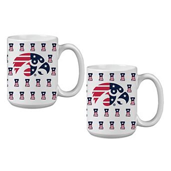 Iowa Hawkeyes Two-Pack 15oz. Americana Mug Set