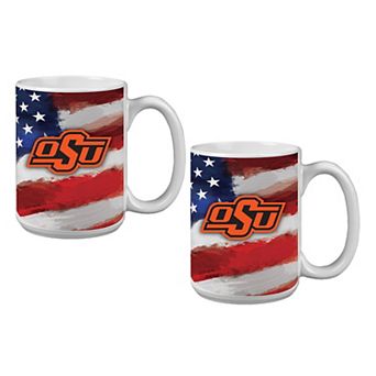 Oklahoma State Cowboys Two-Pack 15oz. Americana Mug Set
