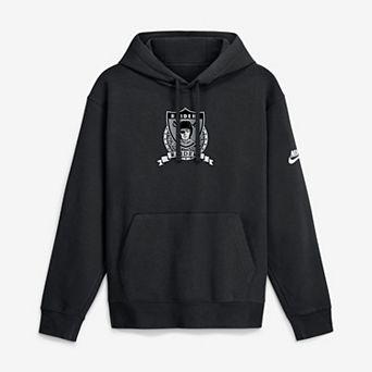 Men's Nike Black Las Vegas Raiders Short Pass Rewind Club Fleece Hoodie