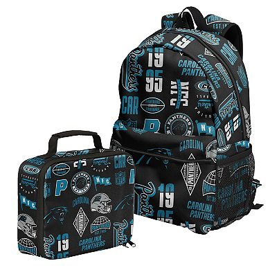 Outerstuff Carolina Panthers Backpack and Lunchbox Set