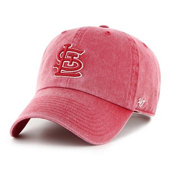 Men's '47 Red St. Louis Cardinals Pigment Clean Up Adjustable Hat