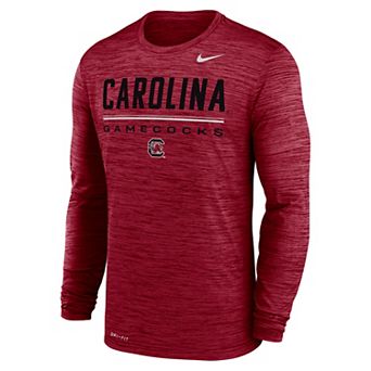 Men's Nike Garnet South Carolina Gamecocks Sideline Velocity Dri-FIT Long Sleeve T-Shirt