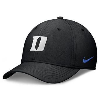 Men's Nike Black Duke Blue Devils Rise Swoosh Dri-FIT Flex Hat