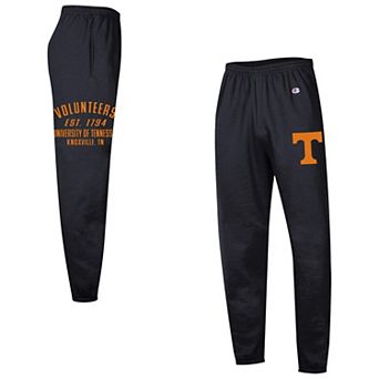 Men's Champion Black Tennessee Volunteers Powerblend Banded Fleece Sweatpants