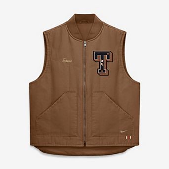 Men's Nike Brown Texas Longhorns Academic Padded Full-Zip Vest