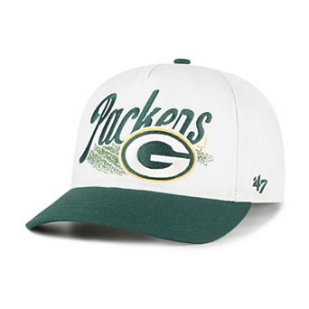 Men's '47 Cream Green Bay Packers Enfield Hitch Adjustable Hat