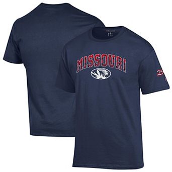 Men's Champion Navy Missouri Tigers Americana 250th Arch T-Shirt