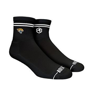 Unisex Rock Em Socks Jacksonville Jaguars Casual Stripe Quarter-Length Socks