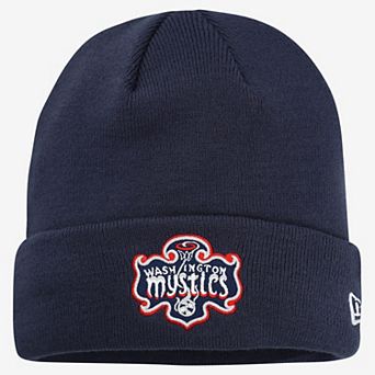 Men's New Era Navy Washington Mystics Cuffed Knit Hat